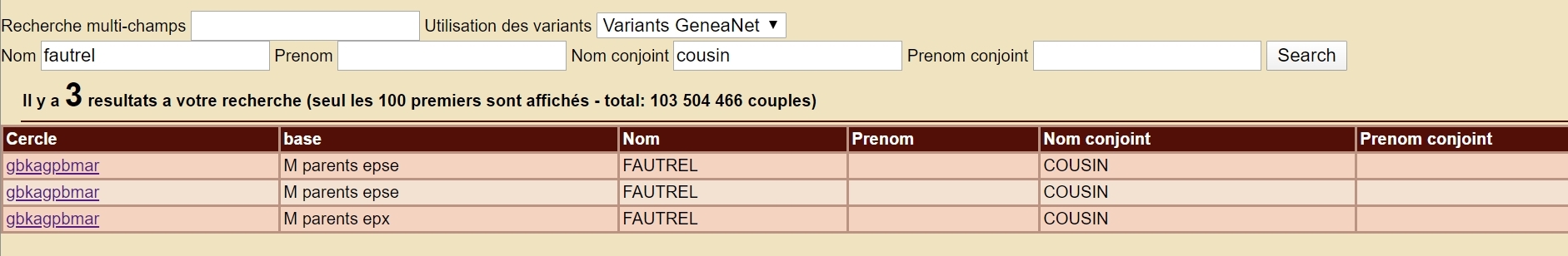 Le retour de Geneabank : 3 documents